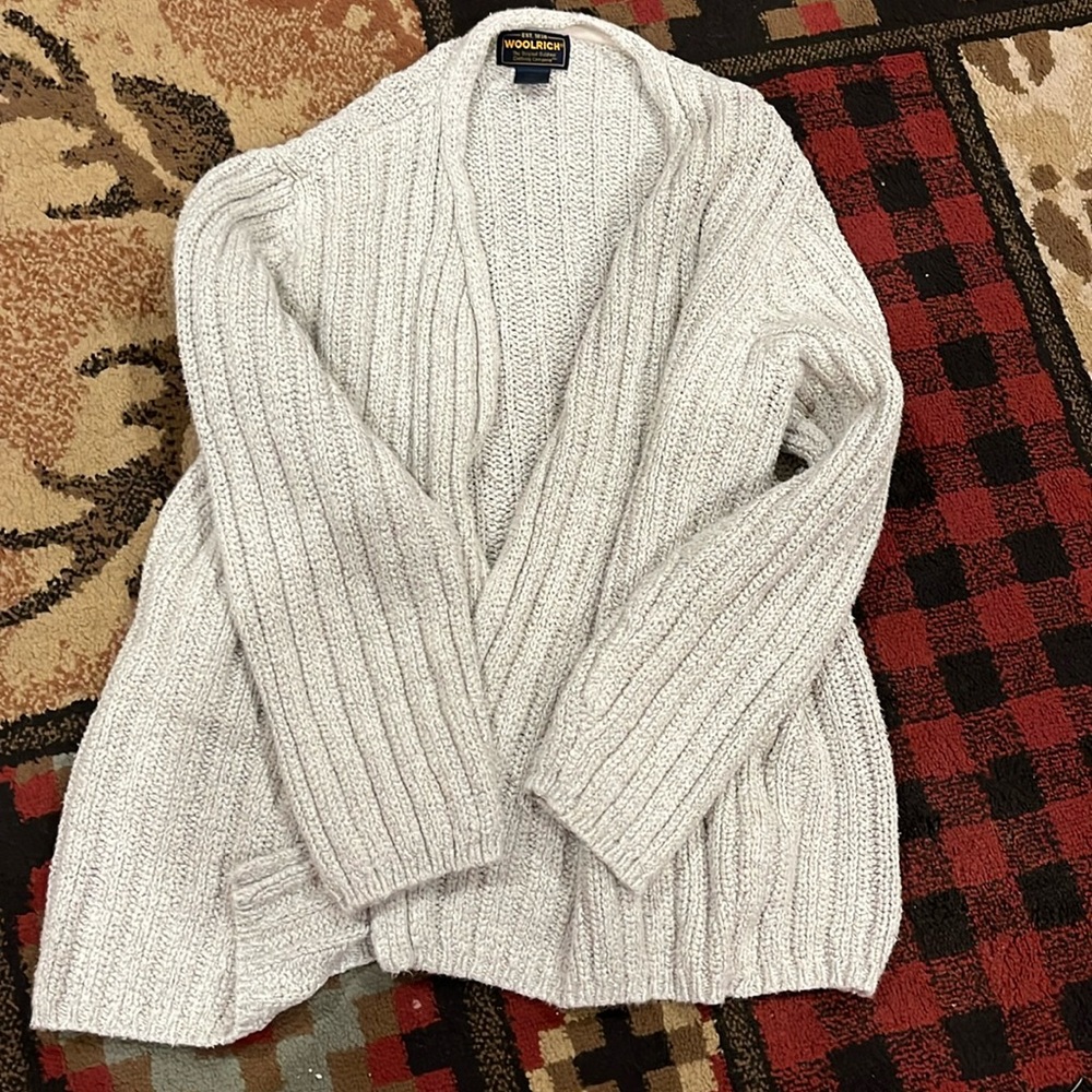 Womens vintage woolrich knit cardigan